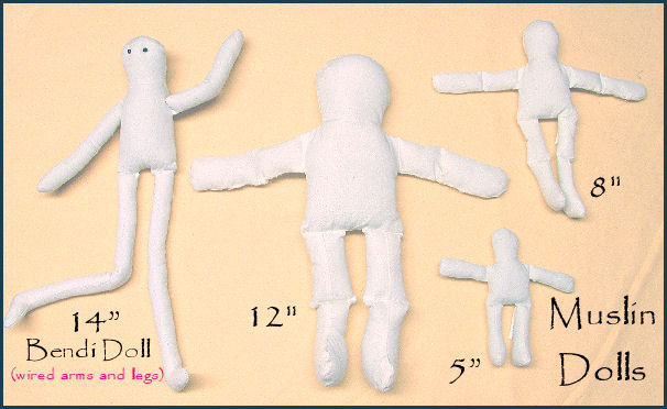 Muslin Dolls - Natural - Pre-Made