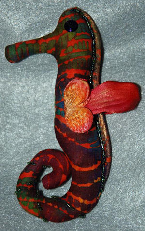 Serene Seahorse Pin Doll Free Pattern