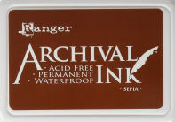 Ranger Archival Ink Pad - Sepia 